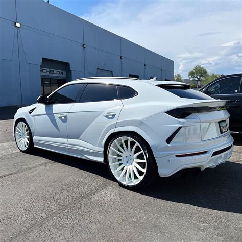 White And Yellow Lambo Urus Super Suvs Do Look Great On Color Matched
