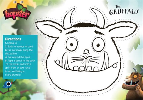 He believes the gruffalo does not exist but it does and it too wants to eat him. Have some Summer Fun with FREE Gruffalo Printables | Hopster