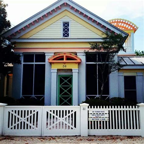 Truman Show Movie House Seaside Fl Key West Truman House Seaside