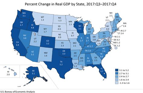 Statistics and historical data on gdp growth. Gross Domestic Product (GDP) by State: Fourth Quarter 2017 ...