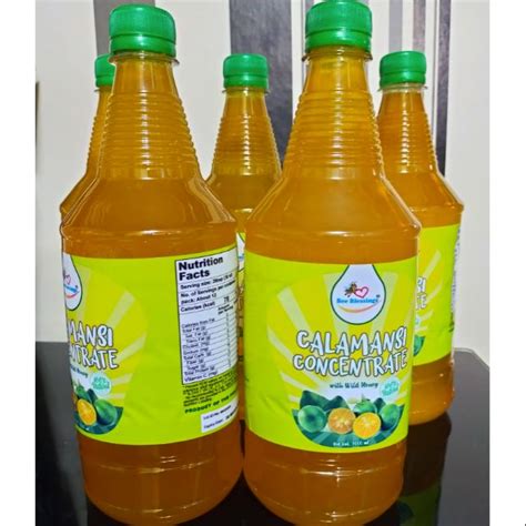 Calamansi Concentrate 1liter With Wild Honey Shopee Philippines