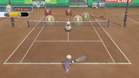 Wii Sports Club Tennis Training Tennis Moles Platinum YouTube