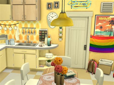 Retro Kitchen By Flubs79 At Tsr Sims 4 Updates