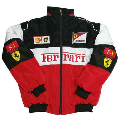 Ferrari Vintage F Racing Jacket A Jackets