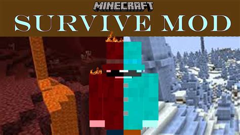 Minecraft Mod Showcase The Survive Mod Youtube