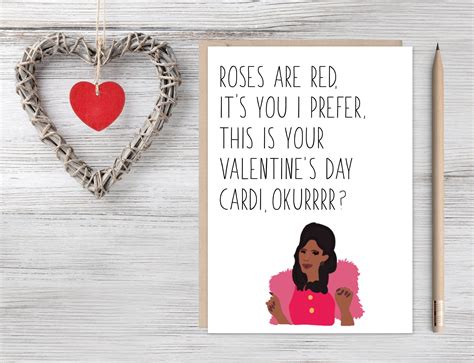 Cardi B Valentine Etsy Valentine Poster Valentines Cards Paper