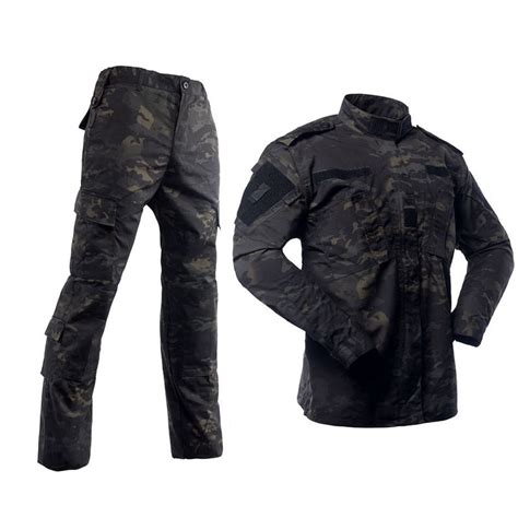 2021 Tactical Multicam Black Uniform Camouflage Suit Tatico Tactical