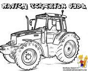 Coloriage Tracteur Massey Ferguson Dessin Gratuit Imprimer