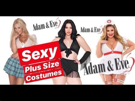 Sexy Plus Size Halloween Costumes Ft Adam Eve Youtube