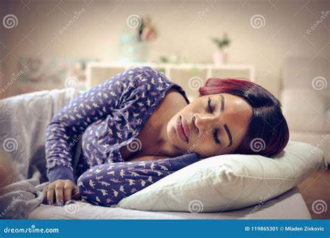 Sleepy Woman Stock Image Image Of Relaxation Napping 119865301
