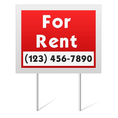 For Rent Sign Free Svg
