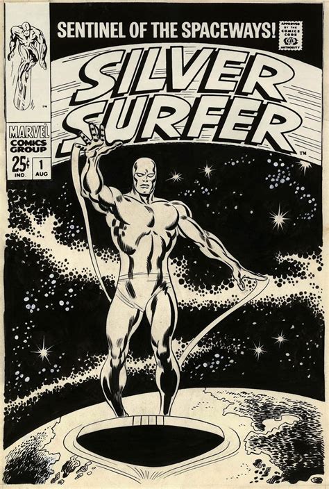 Capns Comics The Silver Surfer 1 By John Buscema