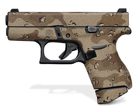 Decal Grip For Glock 42 Desert Camo Showgun Decal Grips
