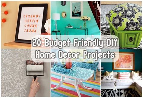 Diy Projects 20 Budget Friendly Diy Home Decor Projects Diy Home