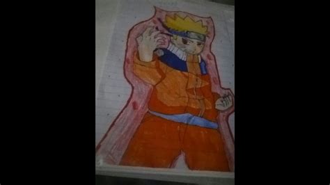 Drawing Naruto Nine Tails Cloak Speed Drawing Youtube