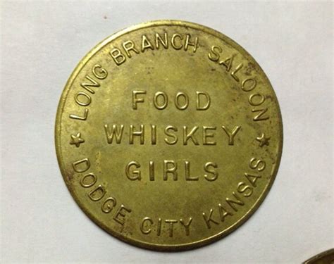 Antique Long Branch Saloon Whore House Brothel Token By N2theflow