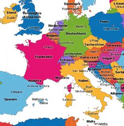 Digitale vektorkarte von europa mit alen politischen ländern zum bearbeiten, einfärben oder. Länder Europa Karte | Karte