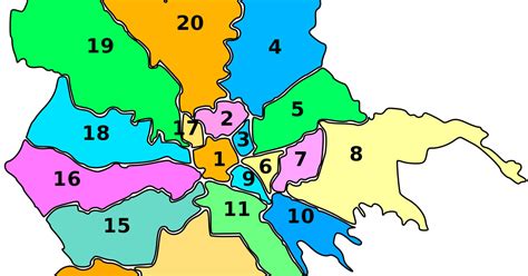 Mappa E Cartina Dei 19 Municipi E Quartieri Di Roma