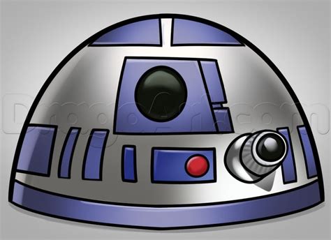 How To Draw R2 D2 Easy Star Wars Art Drawings Star Wars Drawings