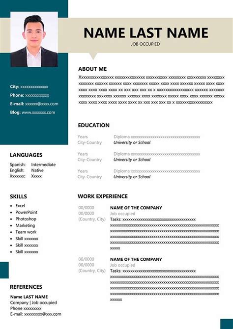 Free Downloadable Resume Template In Word 2020 Cv Online Job