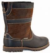 Pictures of Leather Waterproof Boots Mens