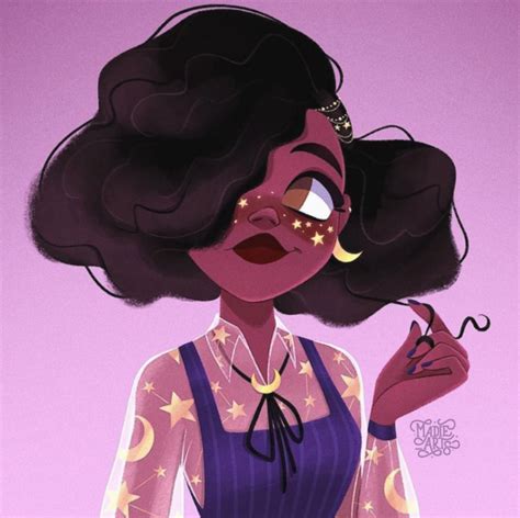 Pin On Cute Aesthetic Black Girl Magic Art Girls Cartoon Art Cute Art