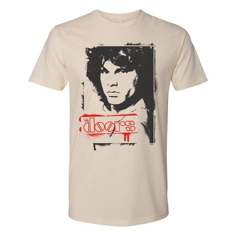 The Doors Logo T Shirt White On Black The Doors Official Online Store