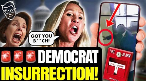 Democrat Caught On Camera Pulling Fire Alarm To Evacuate Congress Keep