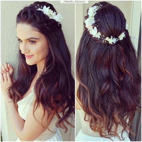 Inspiring indian wedding hairstyles for long hair. vintage bridal hair accessories אביזרי שיער בסגנון וינטג' image by ארנונים זרי כלה ואקססוריז ...