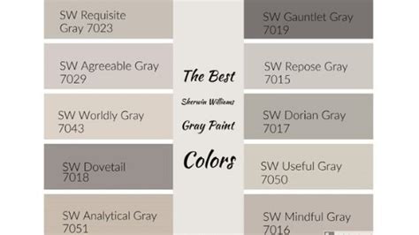 The Best Sherwin Williams Gray Paint Colors West Magnolia Charm