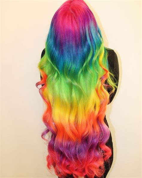 Long Rainbow Hair Pictures Photos And Images For Facebook Tumblr Pinterest And Twitter