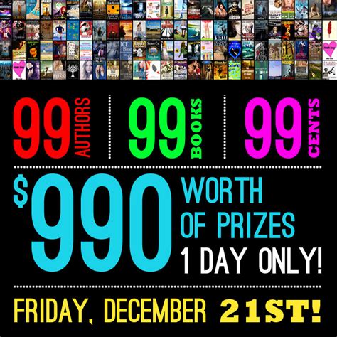 99 Authors 99 Books 99 Cents Each 990 Worth Of Prizes