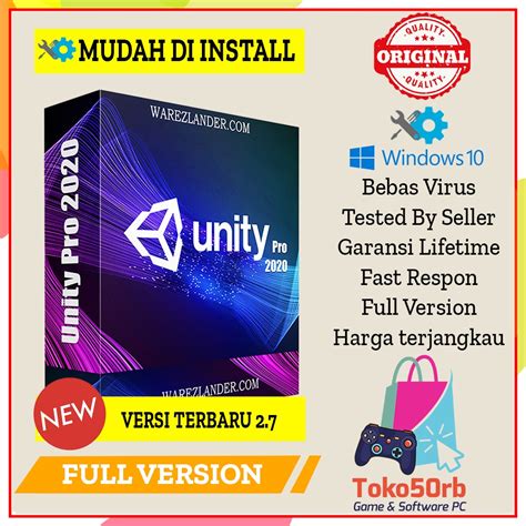 Jual Software Pengembangan Game Unity Pro Win Shopee Indonesia