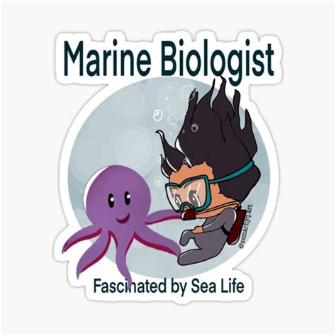 Marine Biologist Sticker For Sale By Semarhy Redbubble