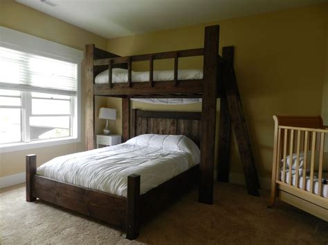 Bunk bed twin over queen. 12 best Twin over Queen Bunk Bed images on Pinterest ...