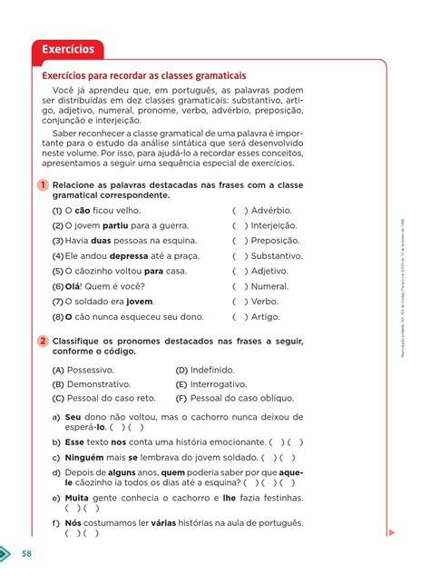 Atividades Sobre Classes Gramaticais Sololearn