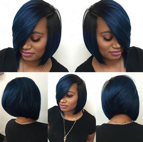 Dope Blue Bob Via Hairbylatise Read The Article Here