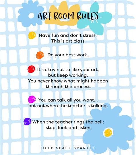 5 Art Rules To Simplify Your First Day Deep Space Sparkle