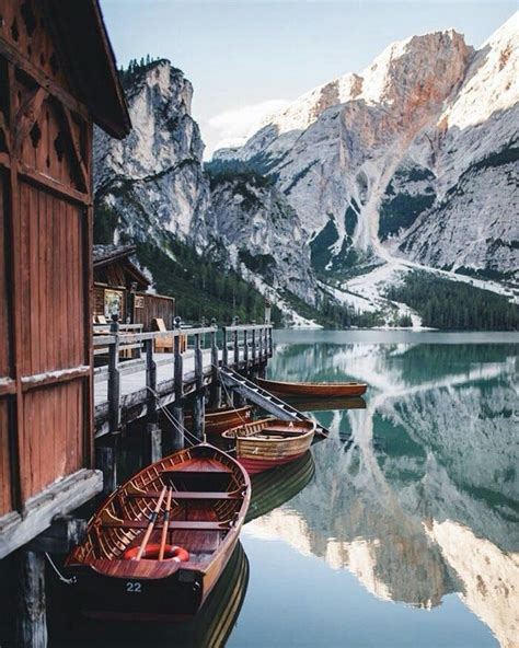 Lago Di Braies Italy Places To Go Beautiful Places