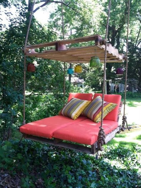 22 Creative Outdoor Swing Bed Designs For Relaxation