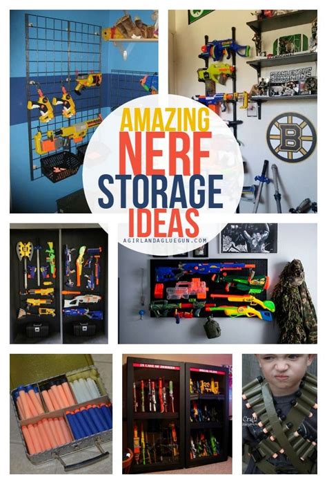 Diy nerf gun storage rack. Pin on little men