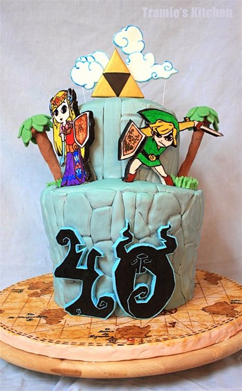 Fantastic Legend Of Zelda Wind Waker Birthday Cake Pic Global Geek