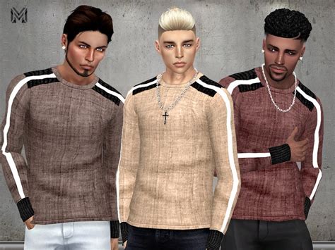 The Sims Resource Mp Male Linen Shirt