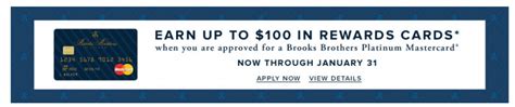 Today's top brooks brothers coupon: Citi Brooks Brothers Up To $100 Bonus - Doctor Of Credit