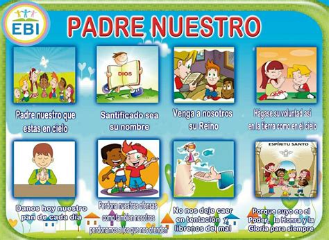 Pin De Andrea Garrido En Padre Nuestro 10 Mandamientos Para Niños