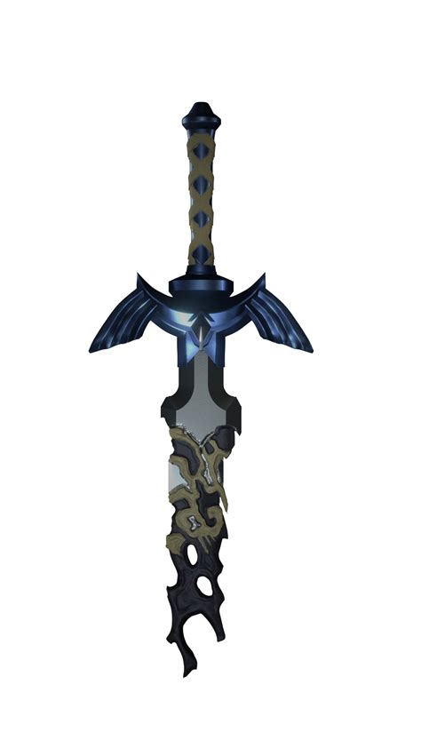 Archivo Stl Corrupted Master Sword Legend Of Zelda Tears Of The My