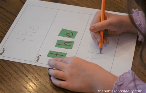 Read Build Write Printables The Homeschool Daily