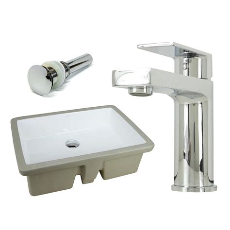 About 32% of these are bathroom sinks, 5% are bathroom vanities, and 0% are basin faucets. Kingsman Hardware 22-1/8 in. Rectangle Undermount Vitreous ...