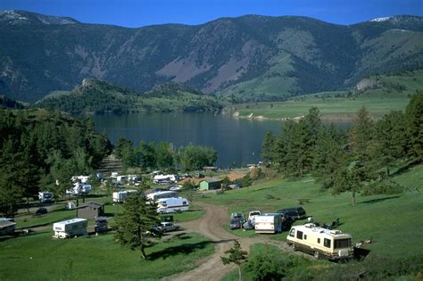 Public Domain Picture Scenic View Of Log Gulch Campground Holter