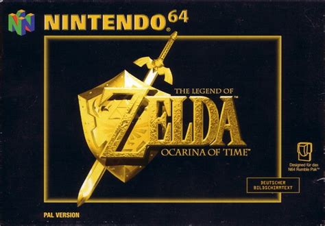 The Legend Of Zelda Ocarina Of Time 1998 Box Cover Art Mobygames